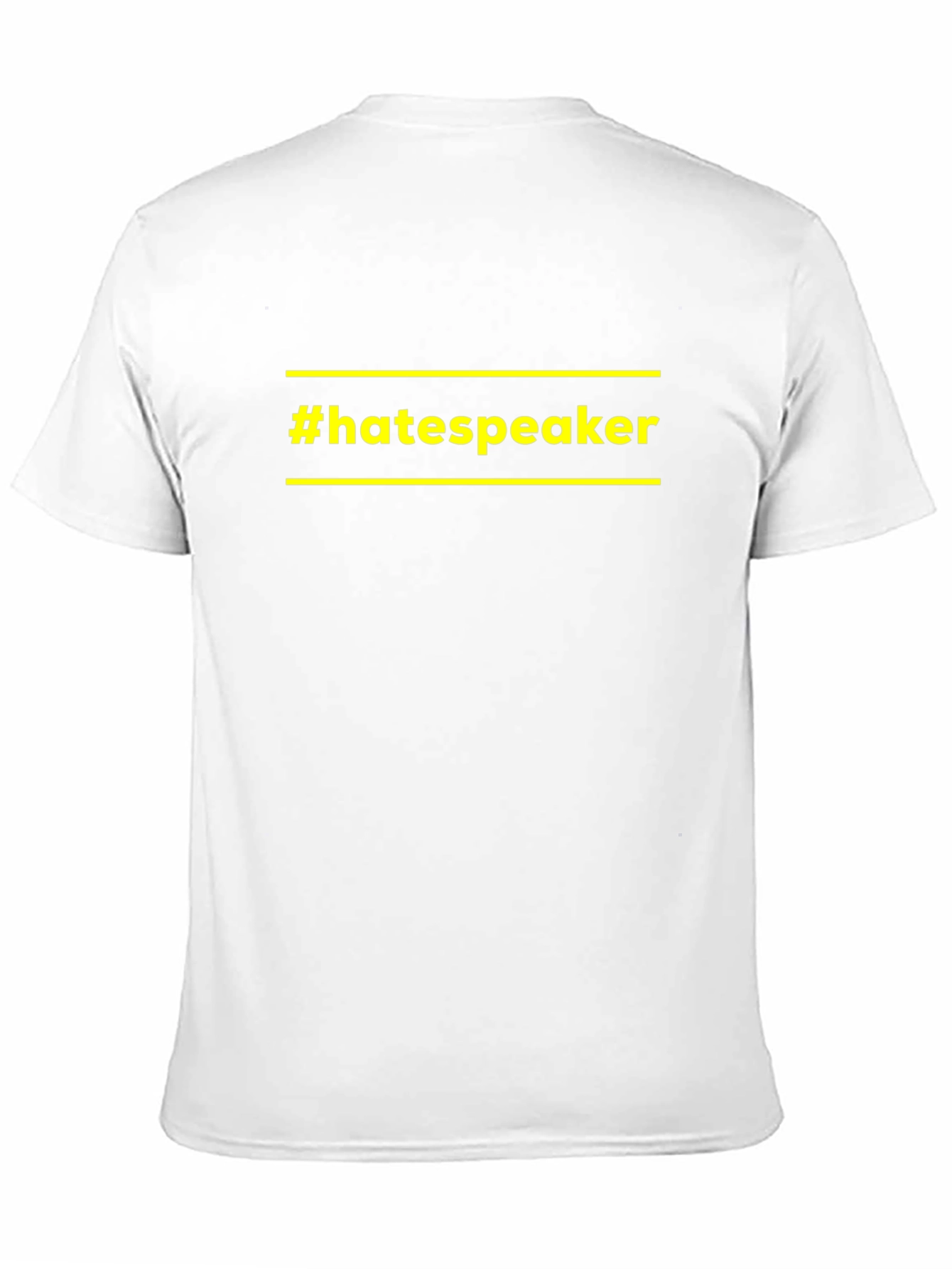 Camiseta Negra #hatespeaker con Diseño Único