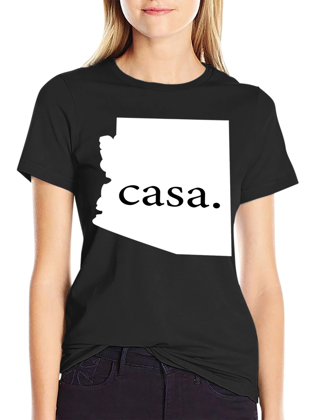 Camiseta Negra Casa Arizona Unisex