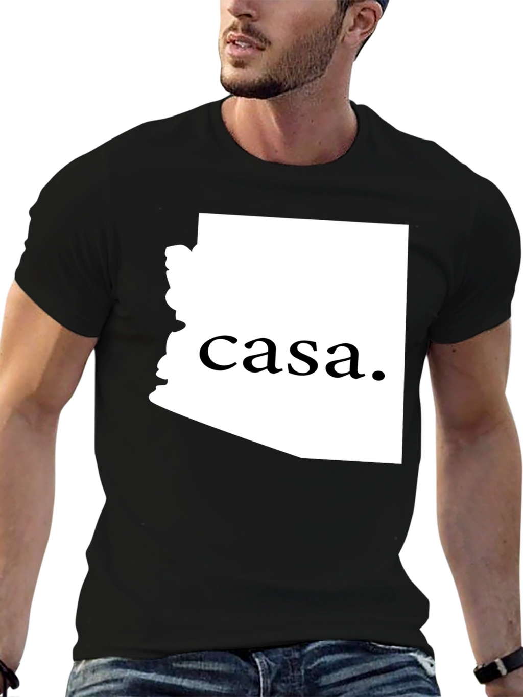 Camiseta Negra Casa Arizona Unisex