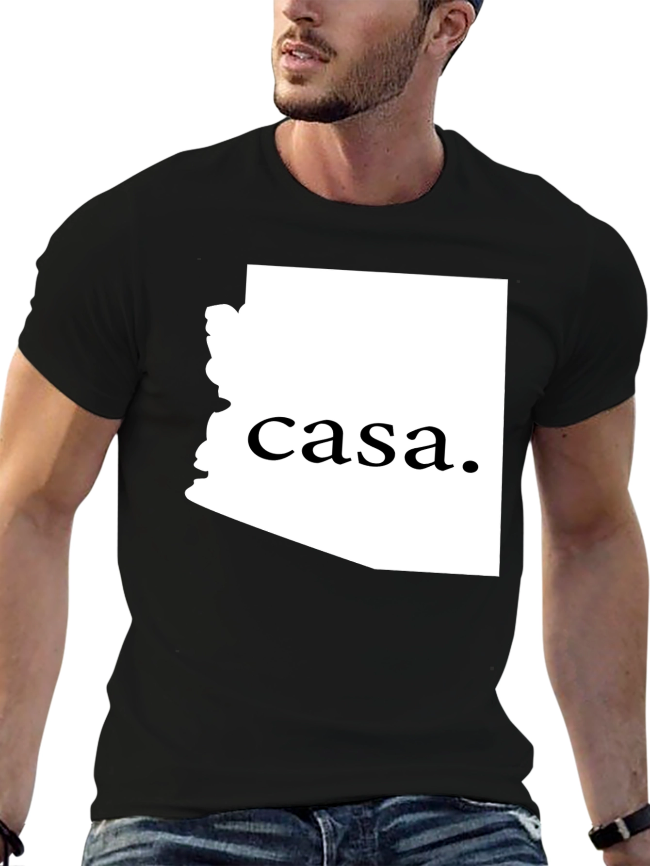 Camiseta Negra Casa Arizona Unisex