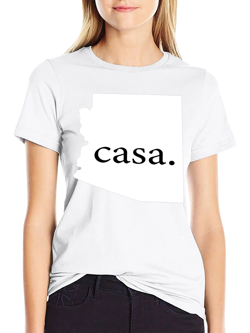 Camiseta Negra Casa Arizona Unisex