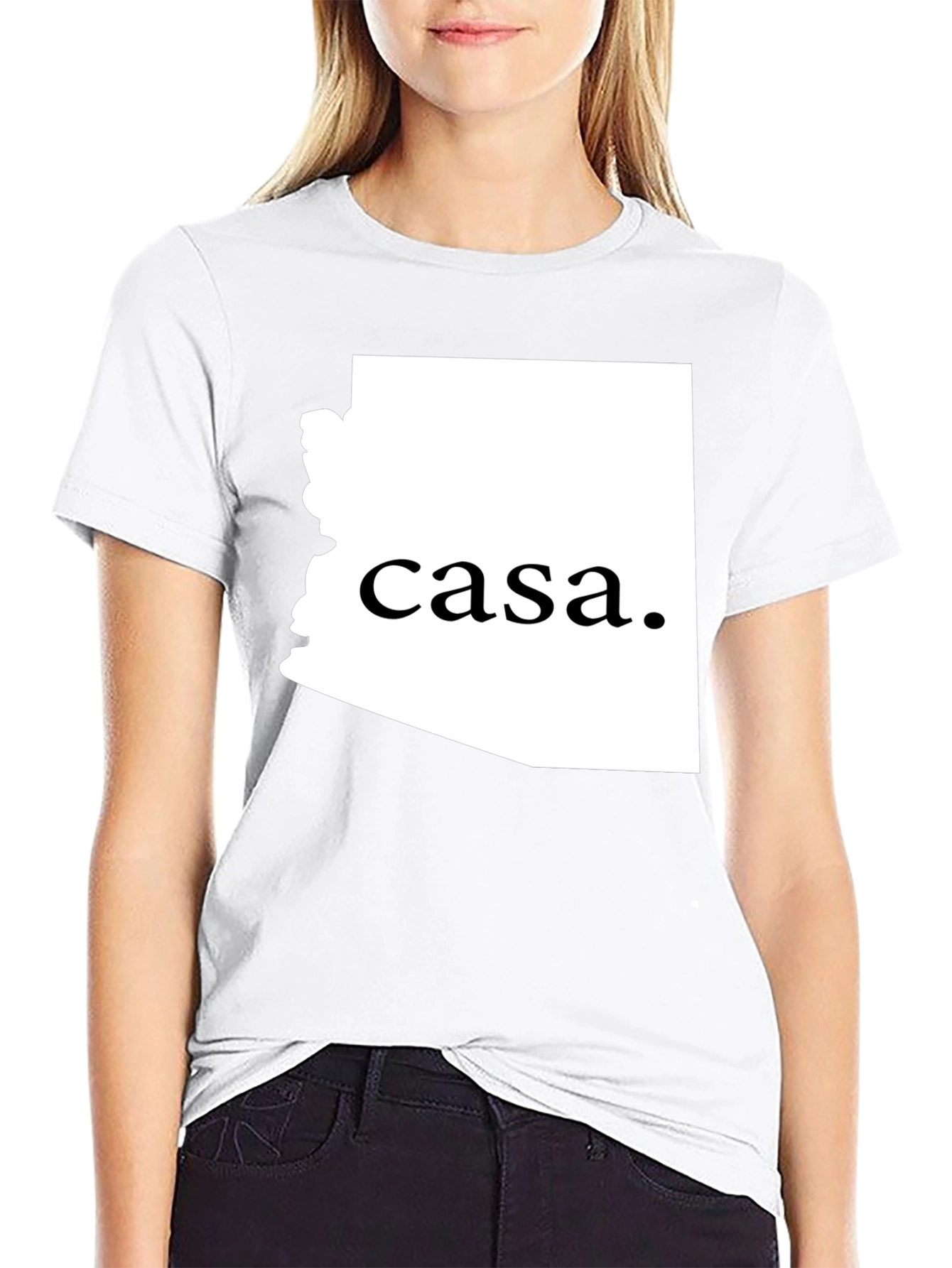 Camiseta Negra Casa Arizona Unisex