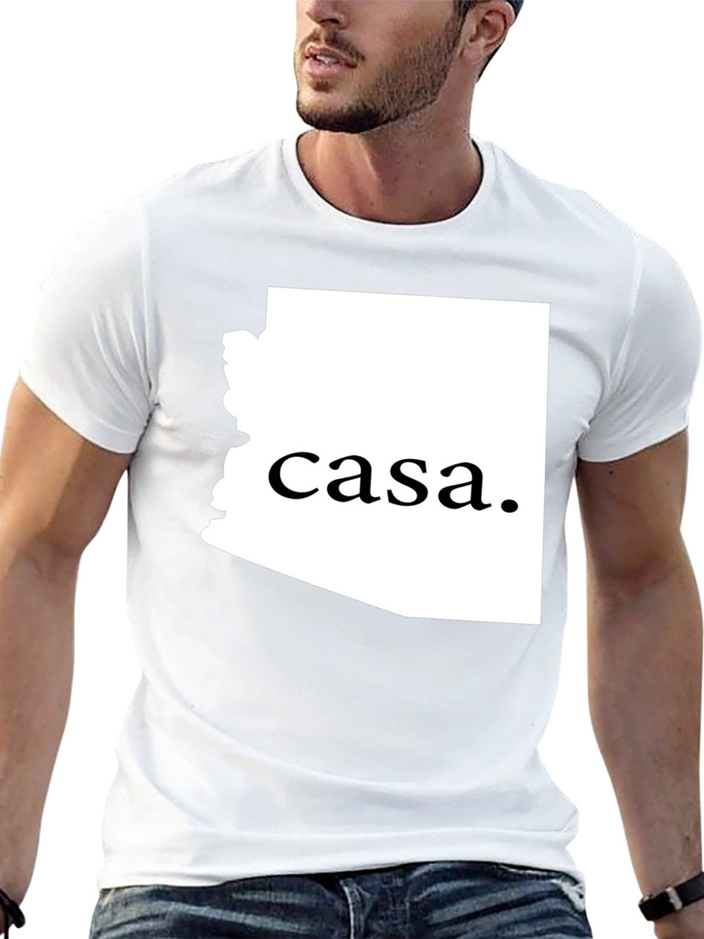Camiseta Negra Casa Arizona Unisex