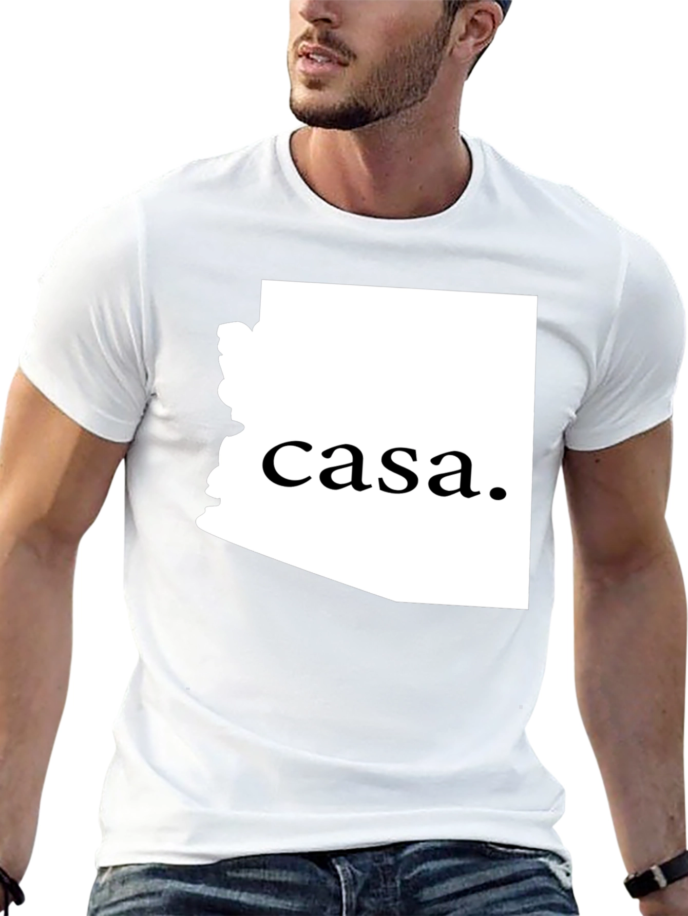 Camiseta Negra Casa Arizona Unisex