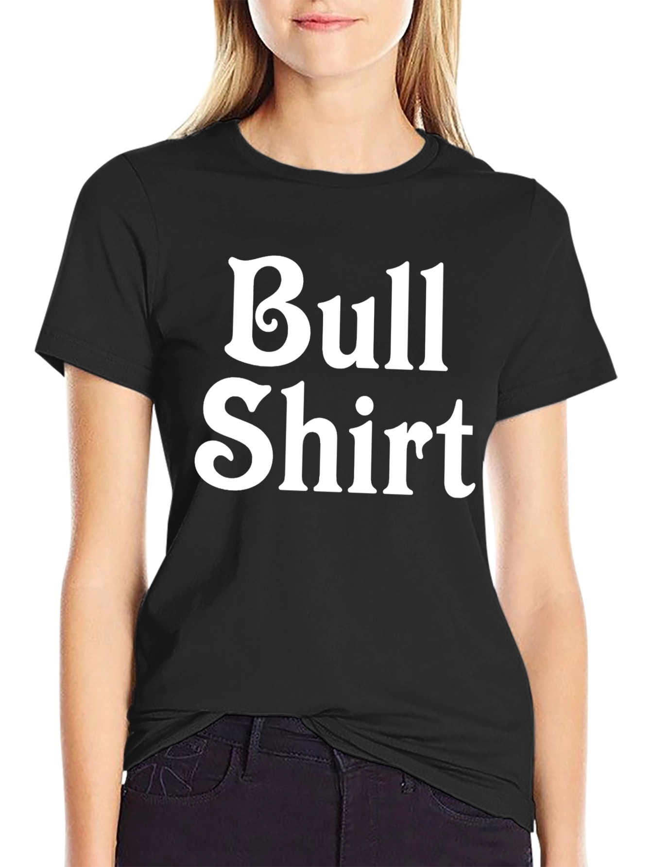 Camiseta Negra Bull Shirt para Hombre