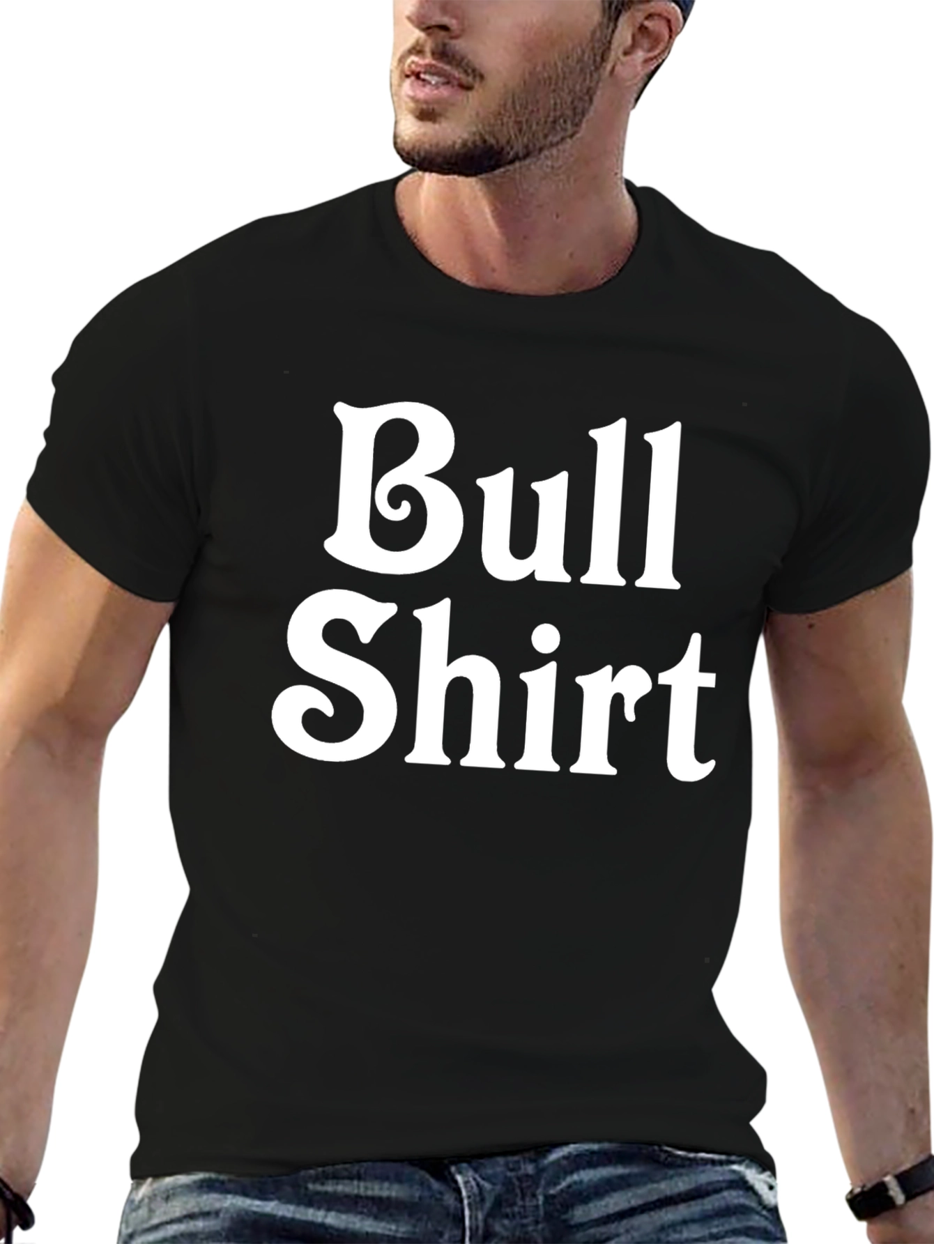 Camiseta Negra Bull Shirt para Hombre
