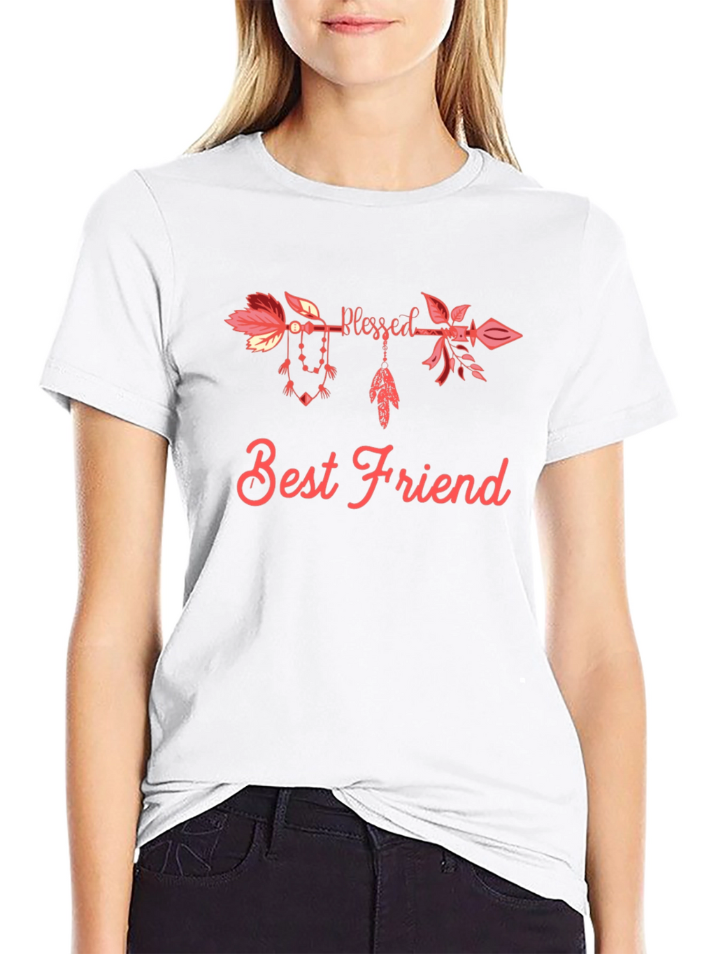 Camiseta Negra Blessed Best Friend