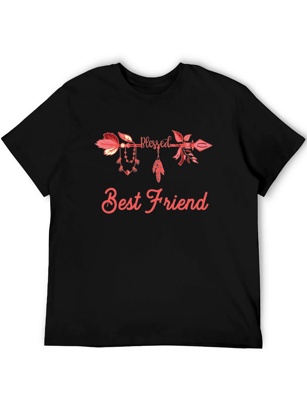 Camiseta Negra Blessed Best Friend