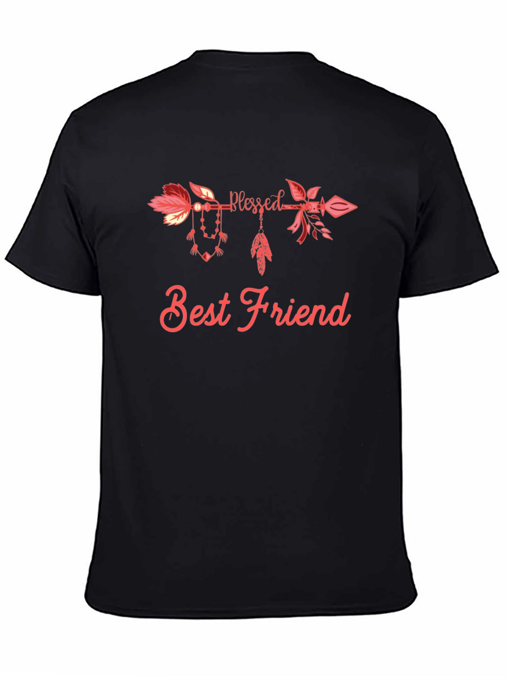 Camiseta Negra Blessed Best Friend