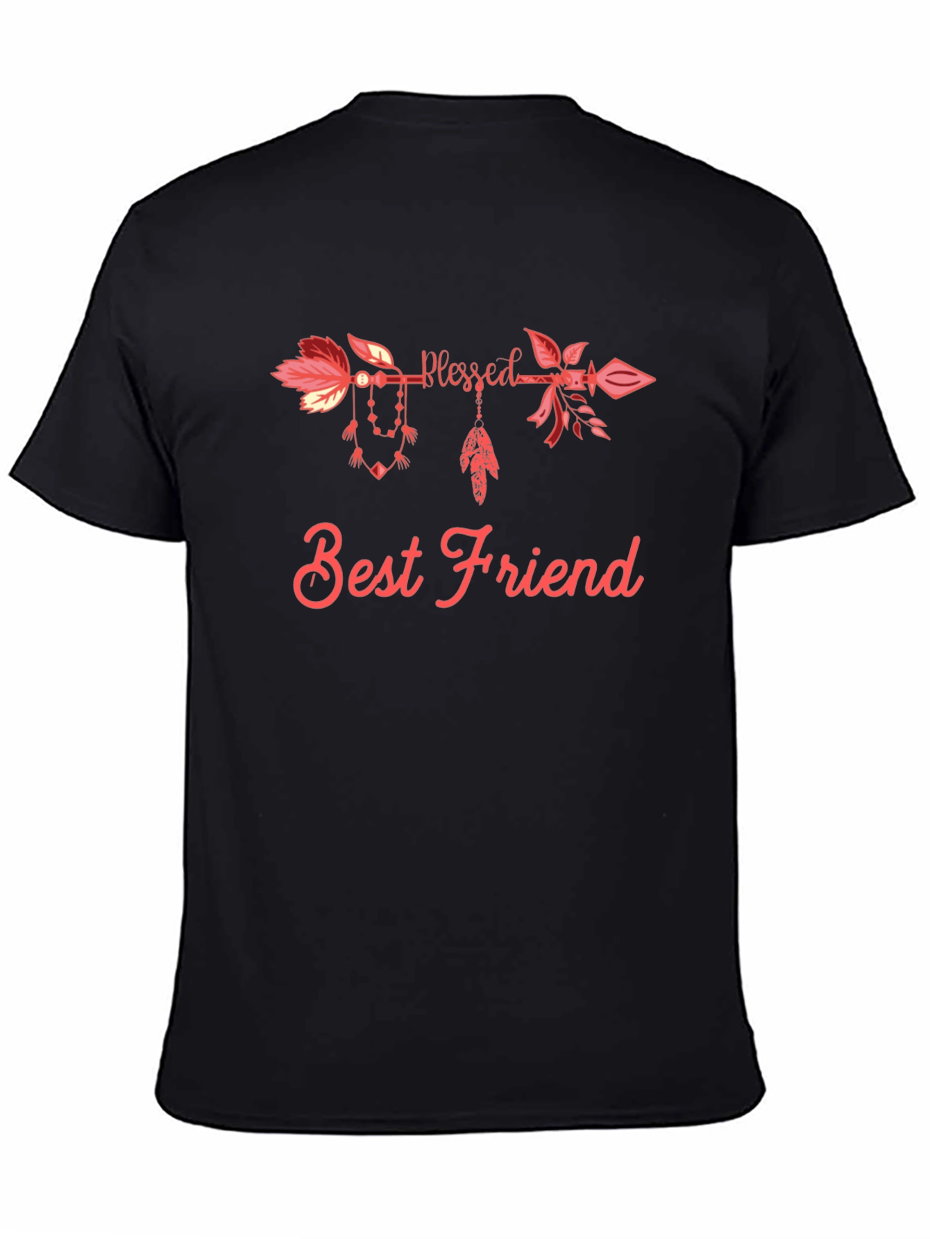 Camiseta Negra Blessed Best Friend