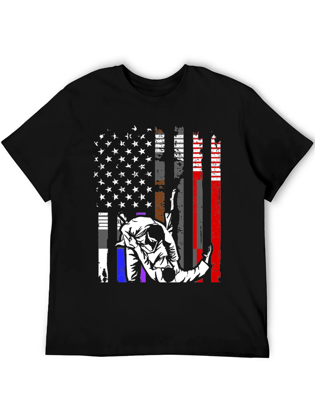 Camiseta Jiu Jitsu Bandera USA