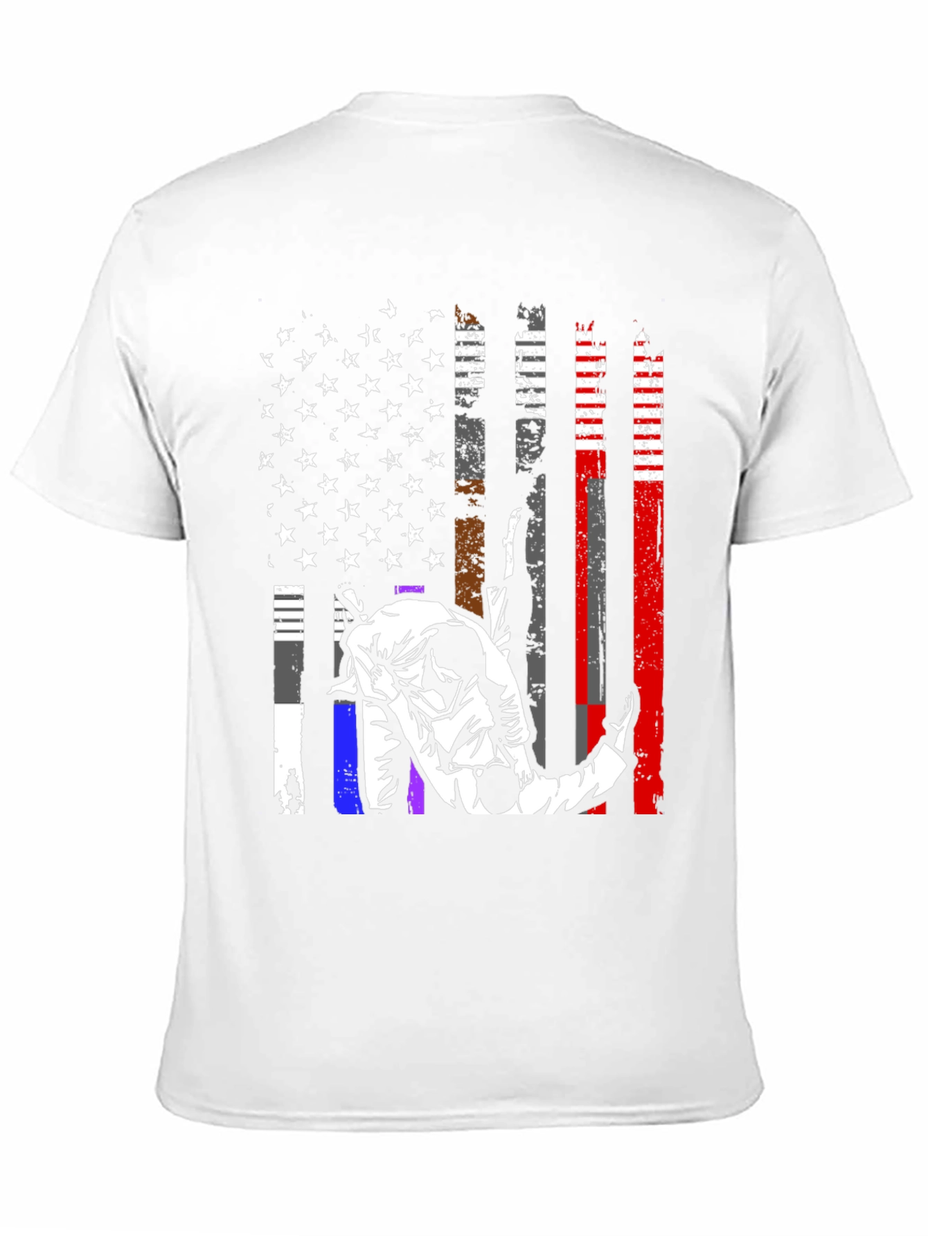 Camiseta Jiu Jitsu Bandera USA