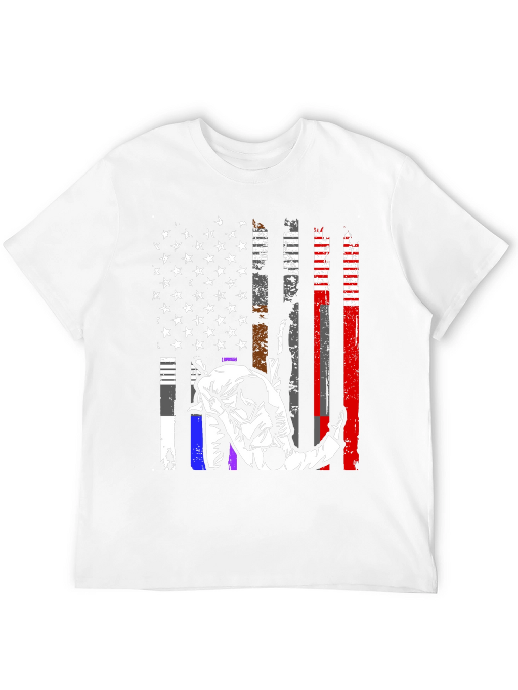 Camiseta Jiu Jitsu Bandera USA