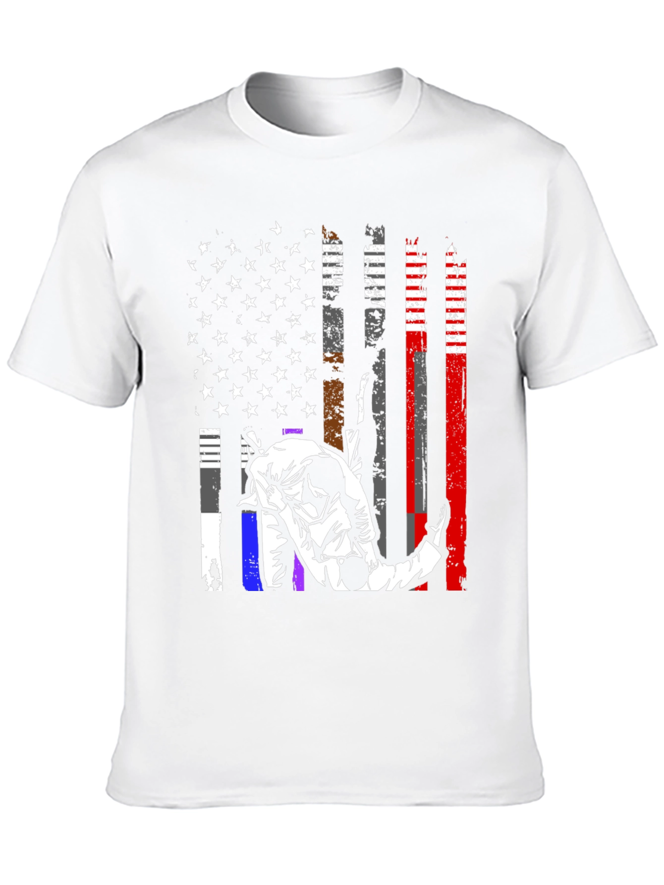 Camiseta Jiu Jitsu Bandera USA