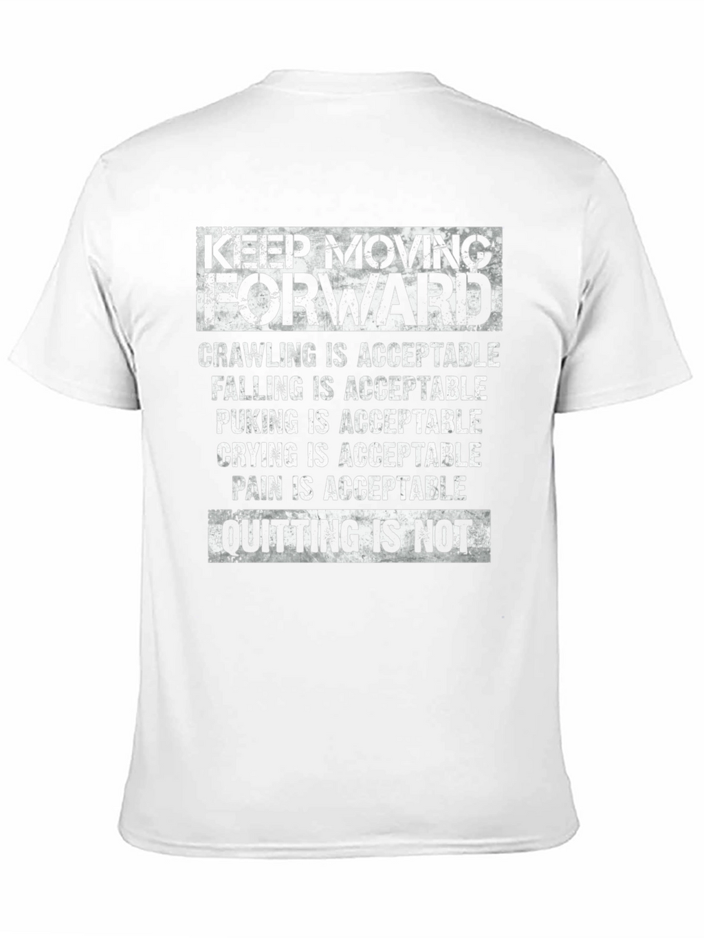Camiseta Motivacional Keep Moving Forward