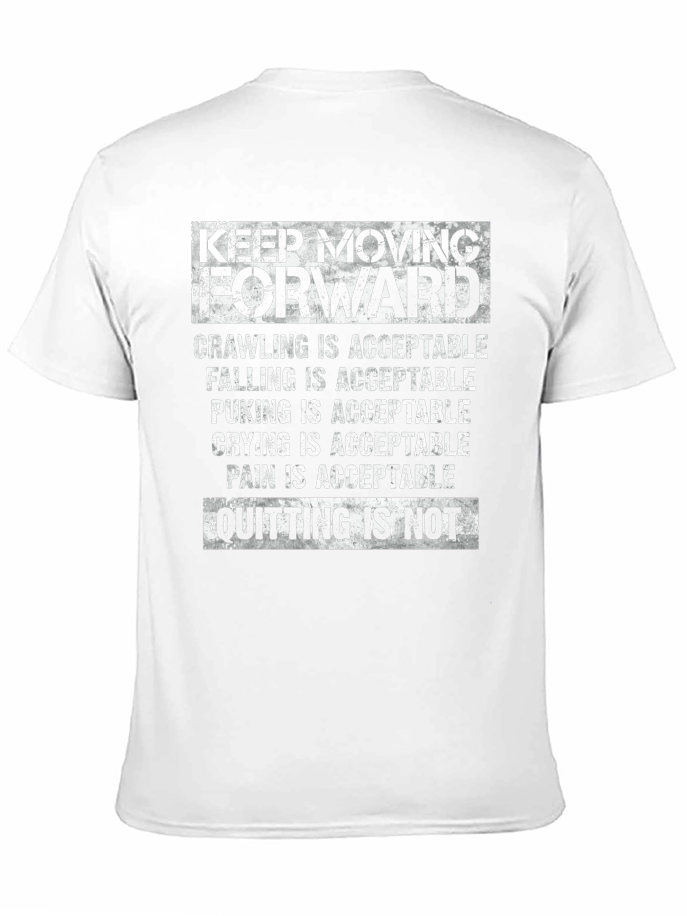 Camiseta Motivacional Keep Moving Forward