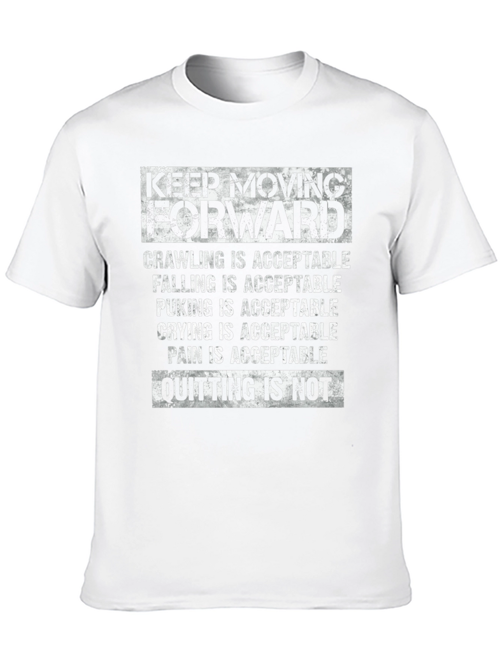 Camiseta Motivacional Keep Moving Forward