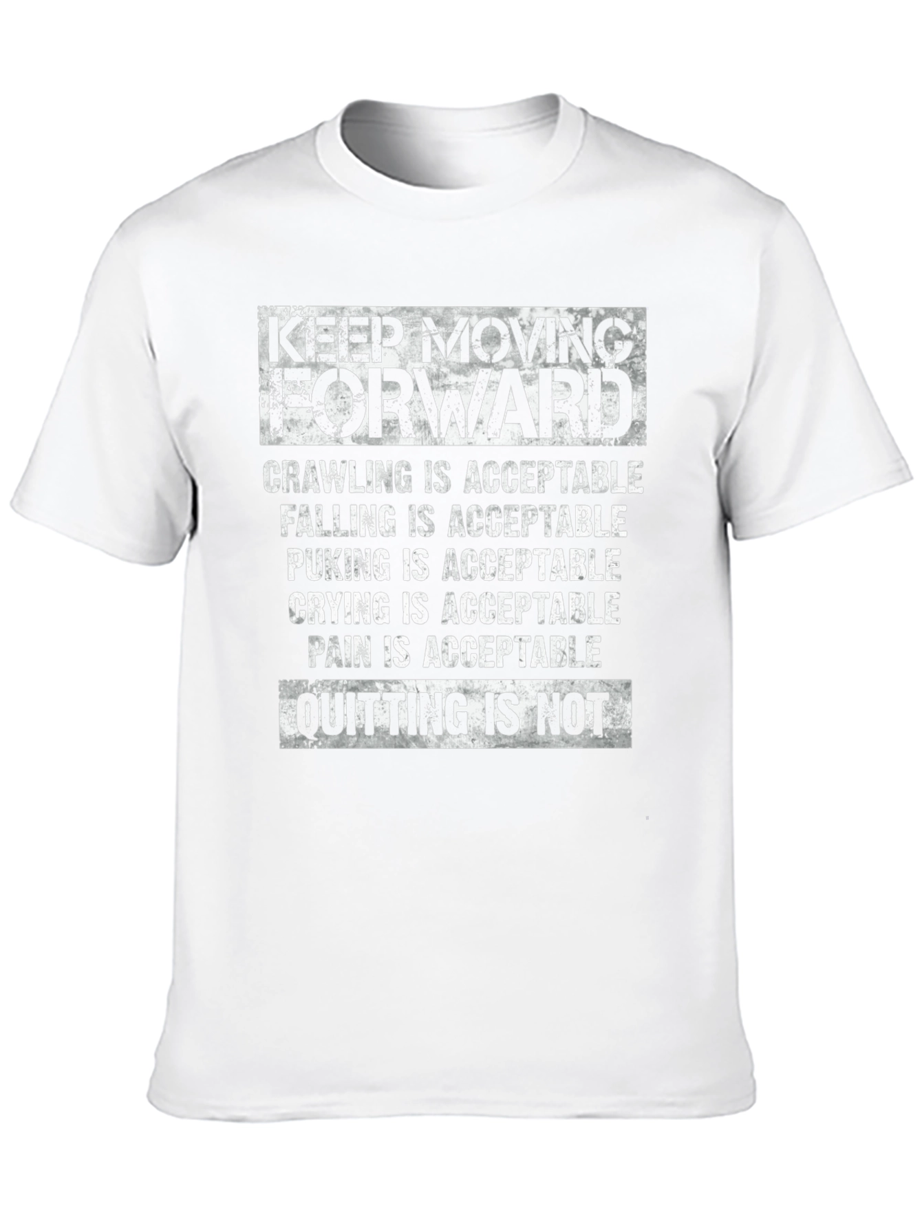 Camiseta Motivacional Keep Moving Forward