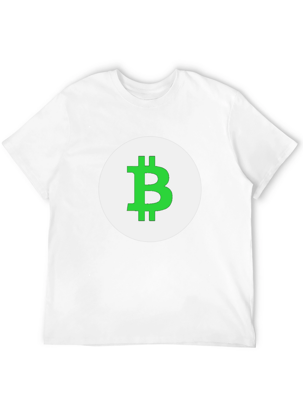 Camiseta Negra Bitcoin - Diseño Circular