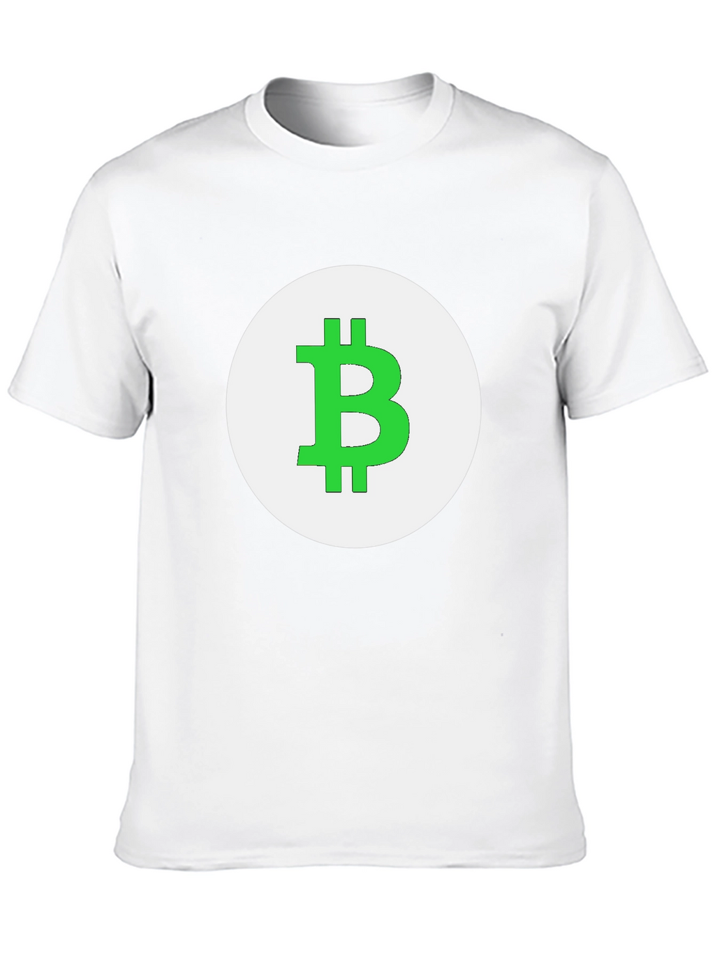 Camiseta Negra Bitcoin - Diseño Circular