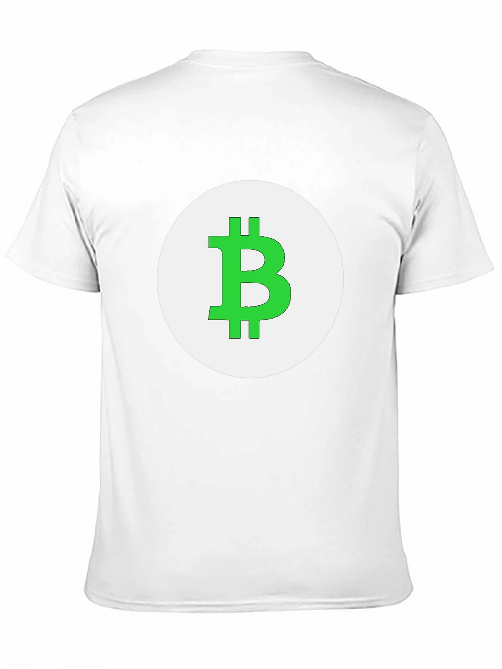 Camiseta Negra Bitcoin - Diseño Circular