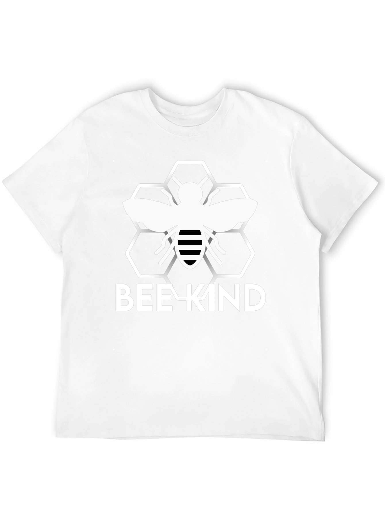 Camiseta Negra Bee Kind con Diseño de Abeja