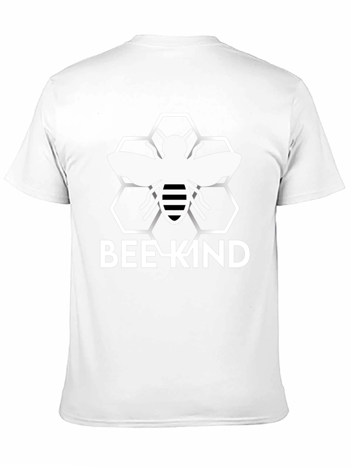 Camiseta Negra Bee Kind con Diseño de Abeja