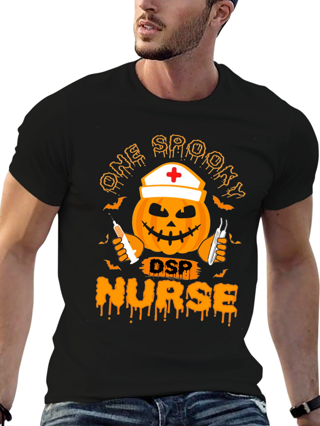 Camiseta Halloween Enfermera DSP