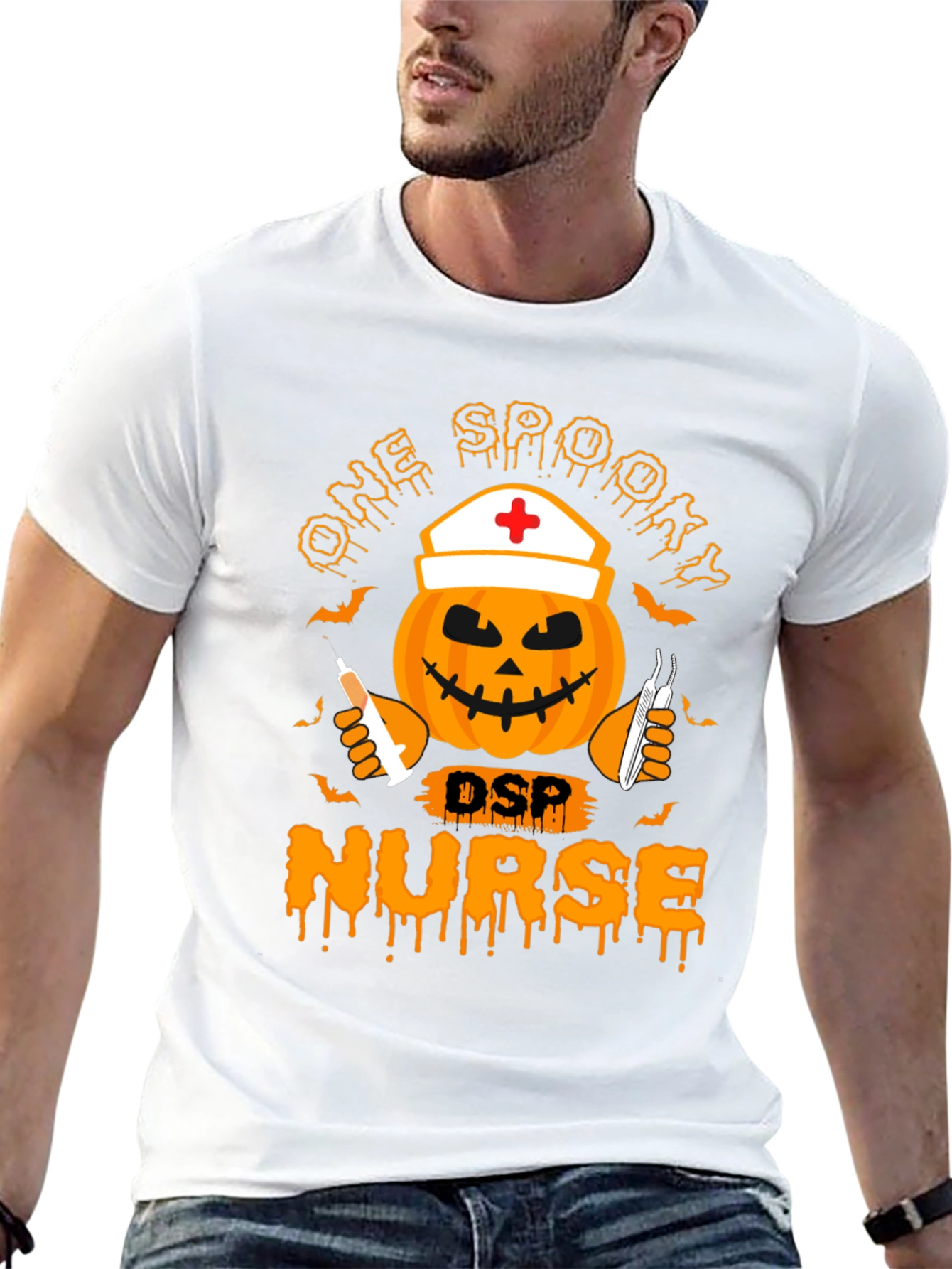 Camiseta Halloween Enfermera DSP