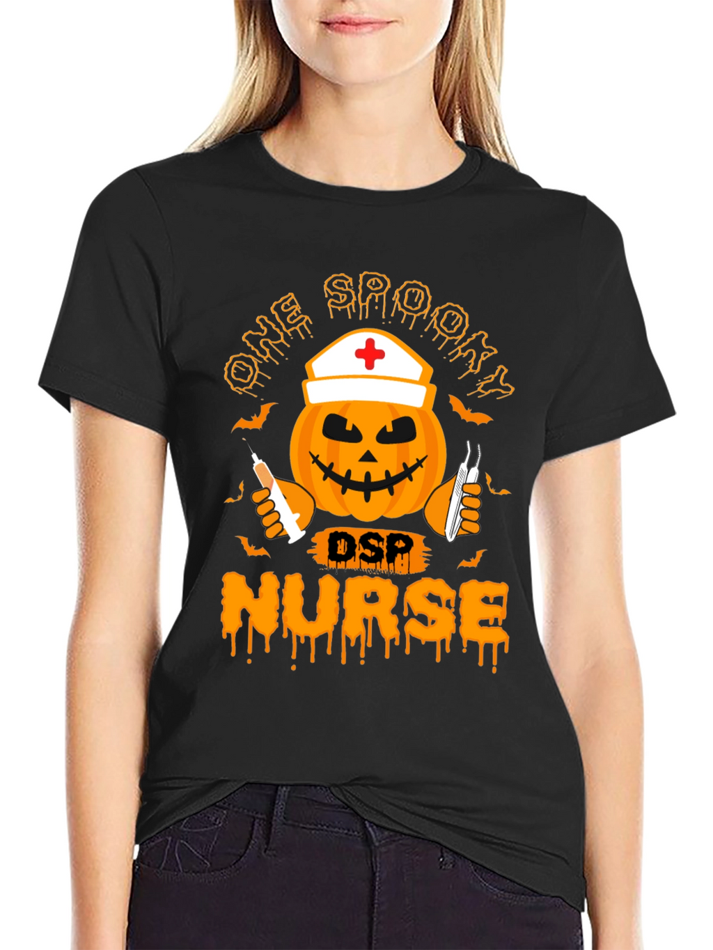 Camiseta Halloween Enfermera DSP