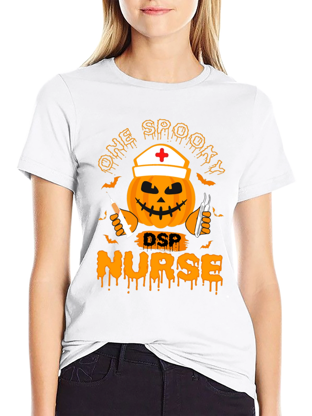 Camiseta Halloween Enfermera DSP