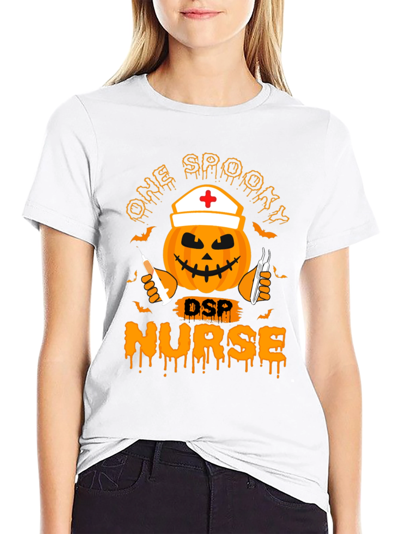 Camiseta Halloween Enfermera DSP