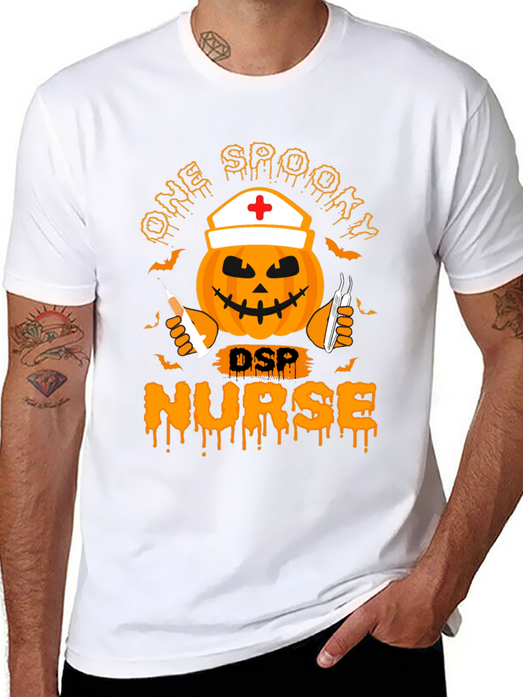 Camiseta Halloween Enfermera DSP