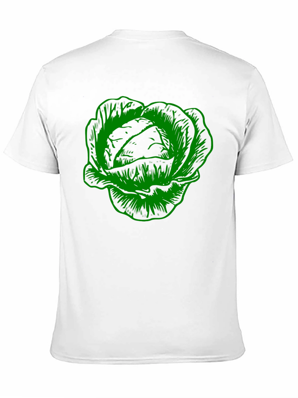 Camiseta Negra con Diseño de Col Abstracta