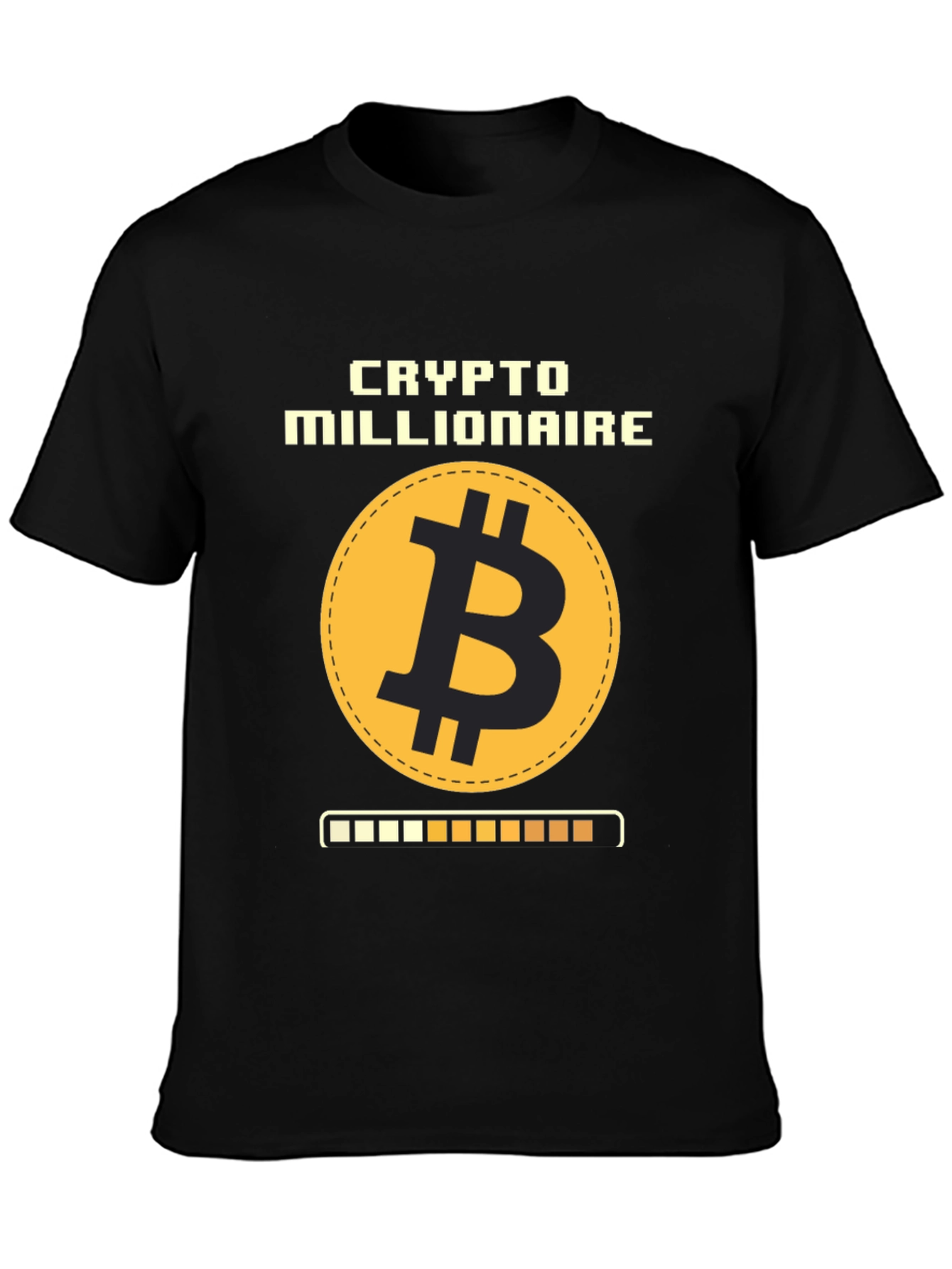 Camiseta Crypto Millionaire Bitcoin para Hombre