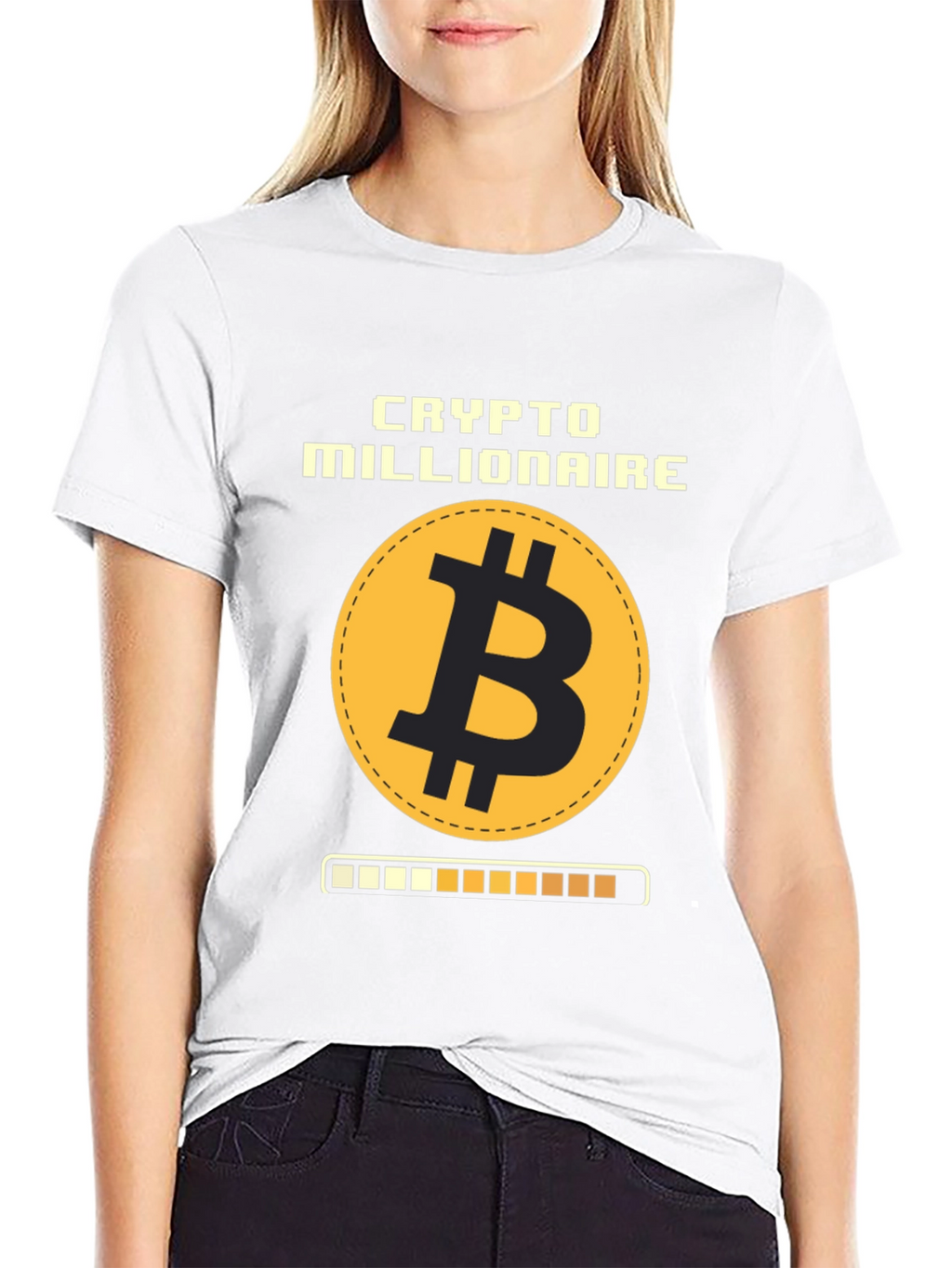 Camiseta Crypto Millionaire Bitcoin para Hombre