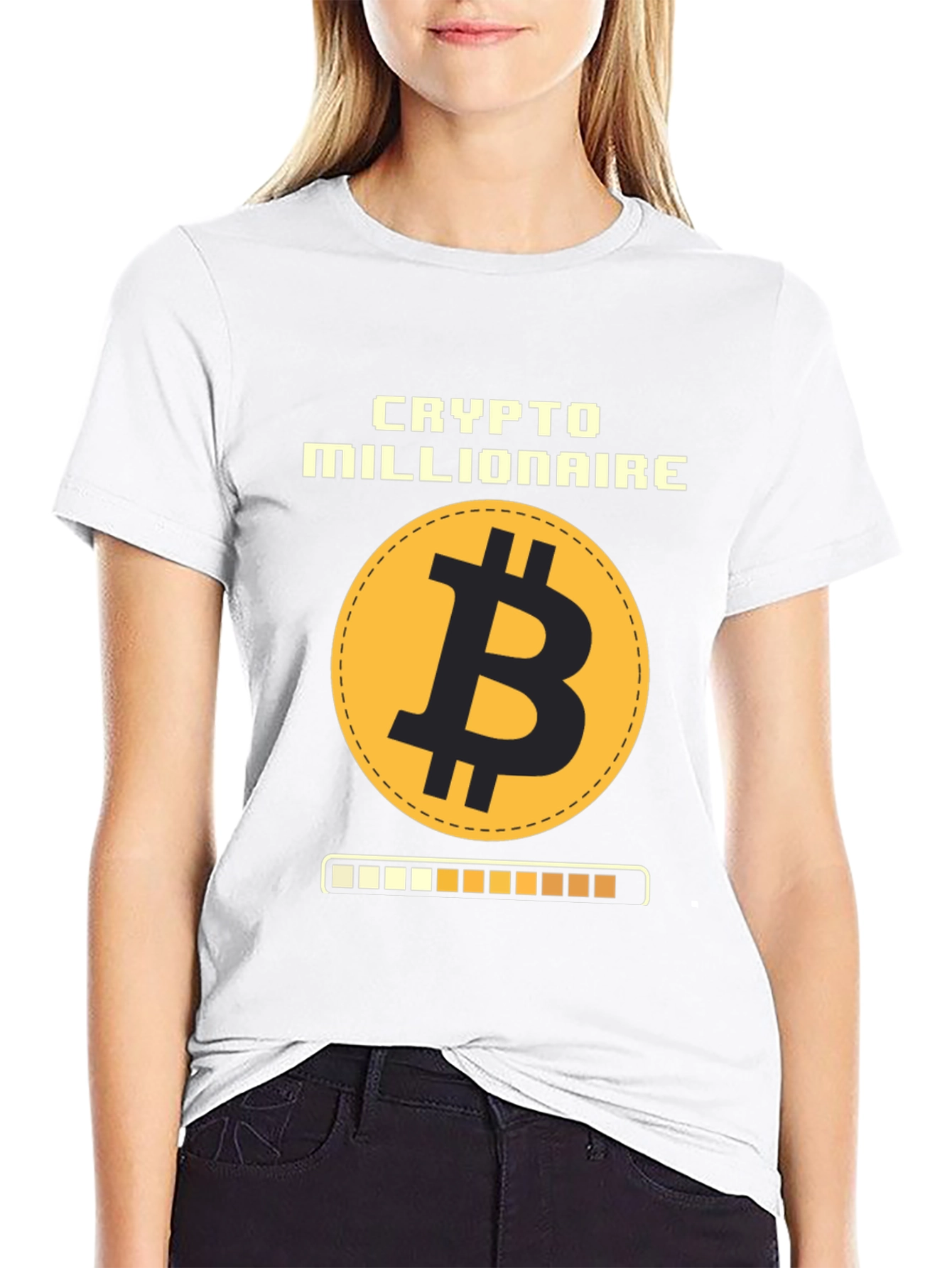 Camiseta Crypto Millionaire Bitcoin para Hombre