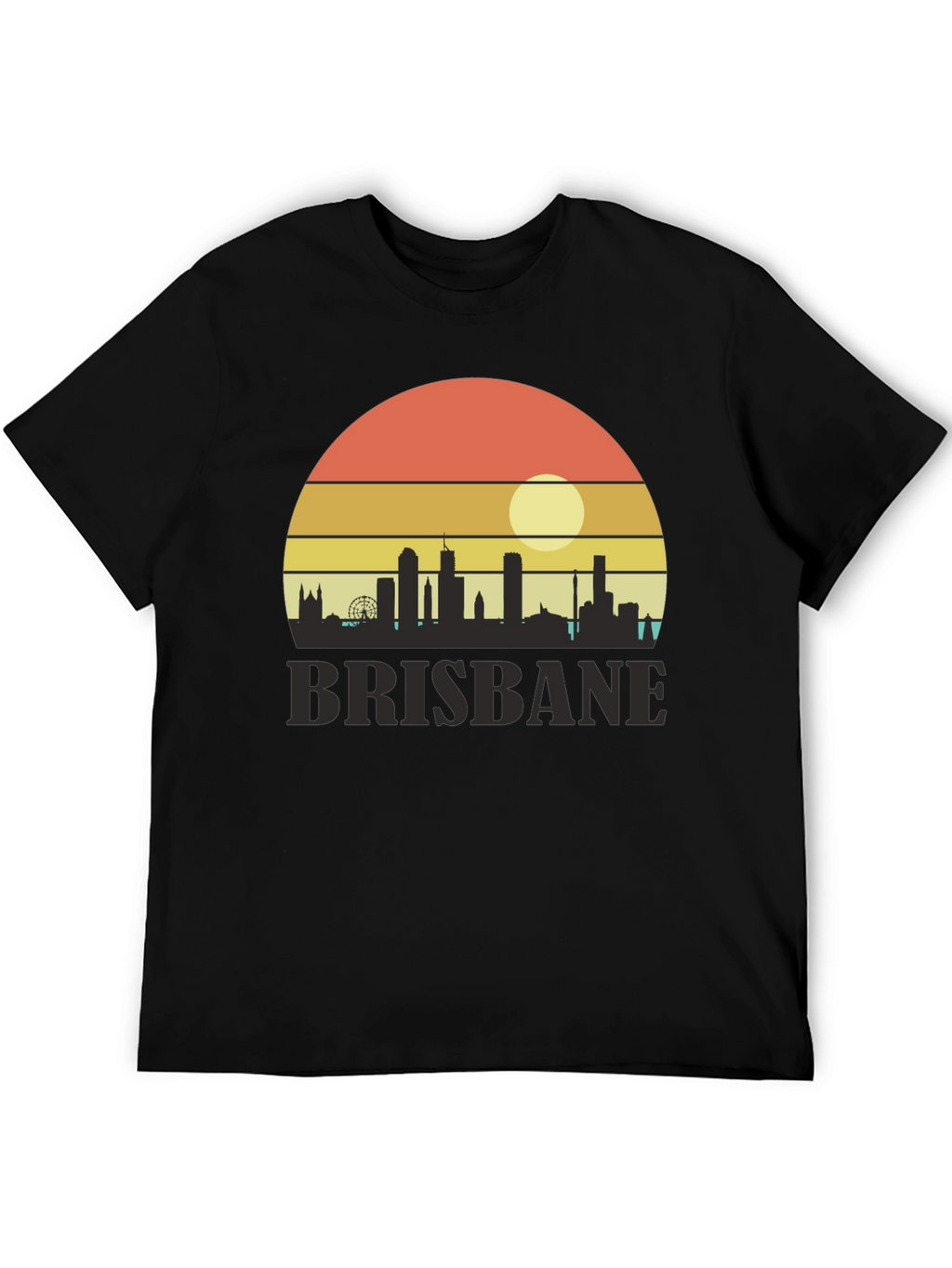 Camiseta Brisbane Sunset Retro