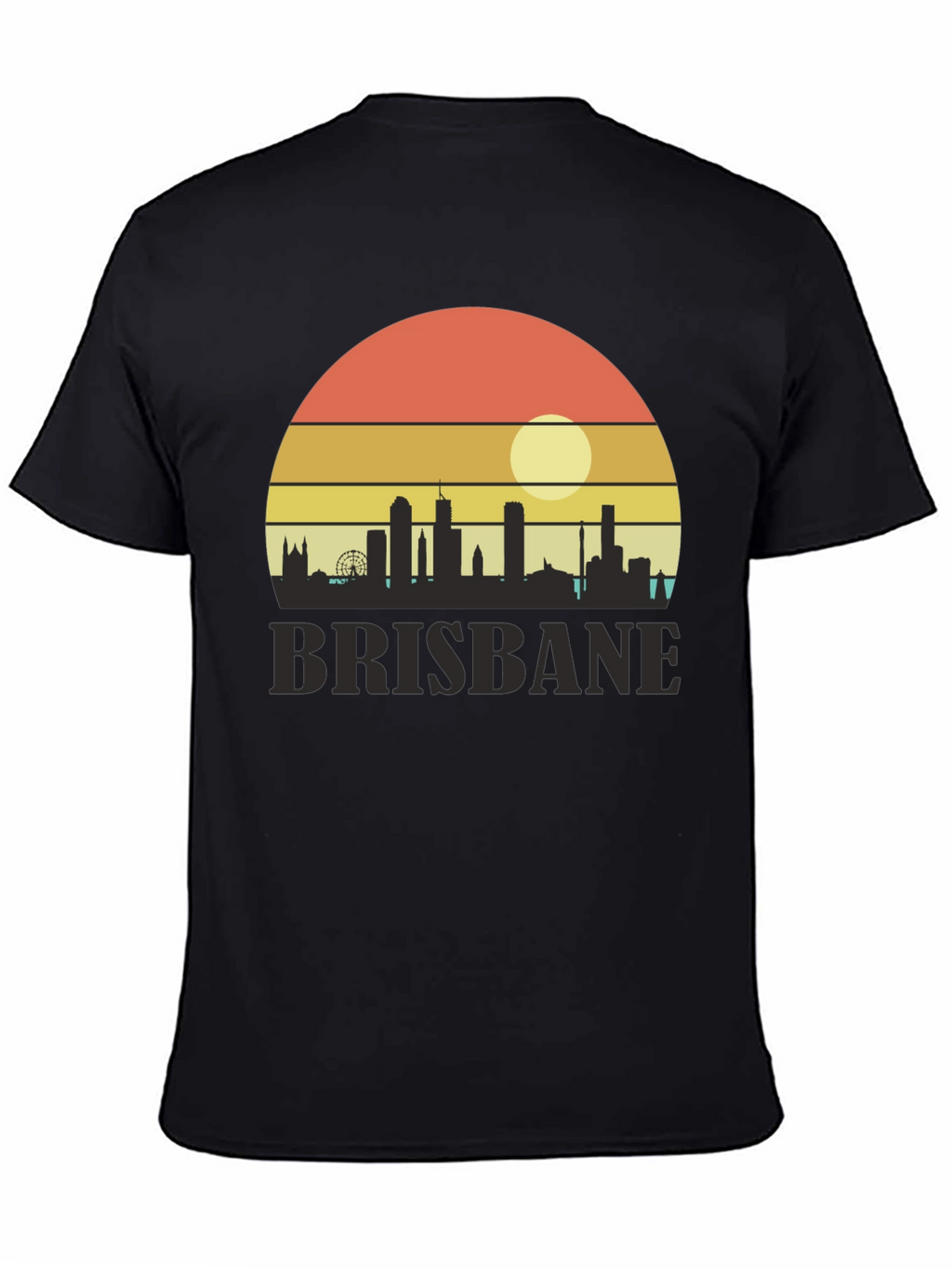 Camiseta Brisbane Sunset Retro