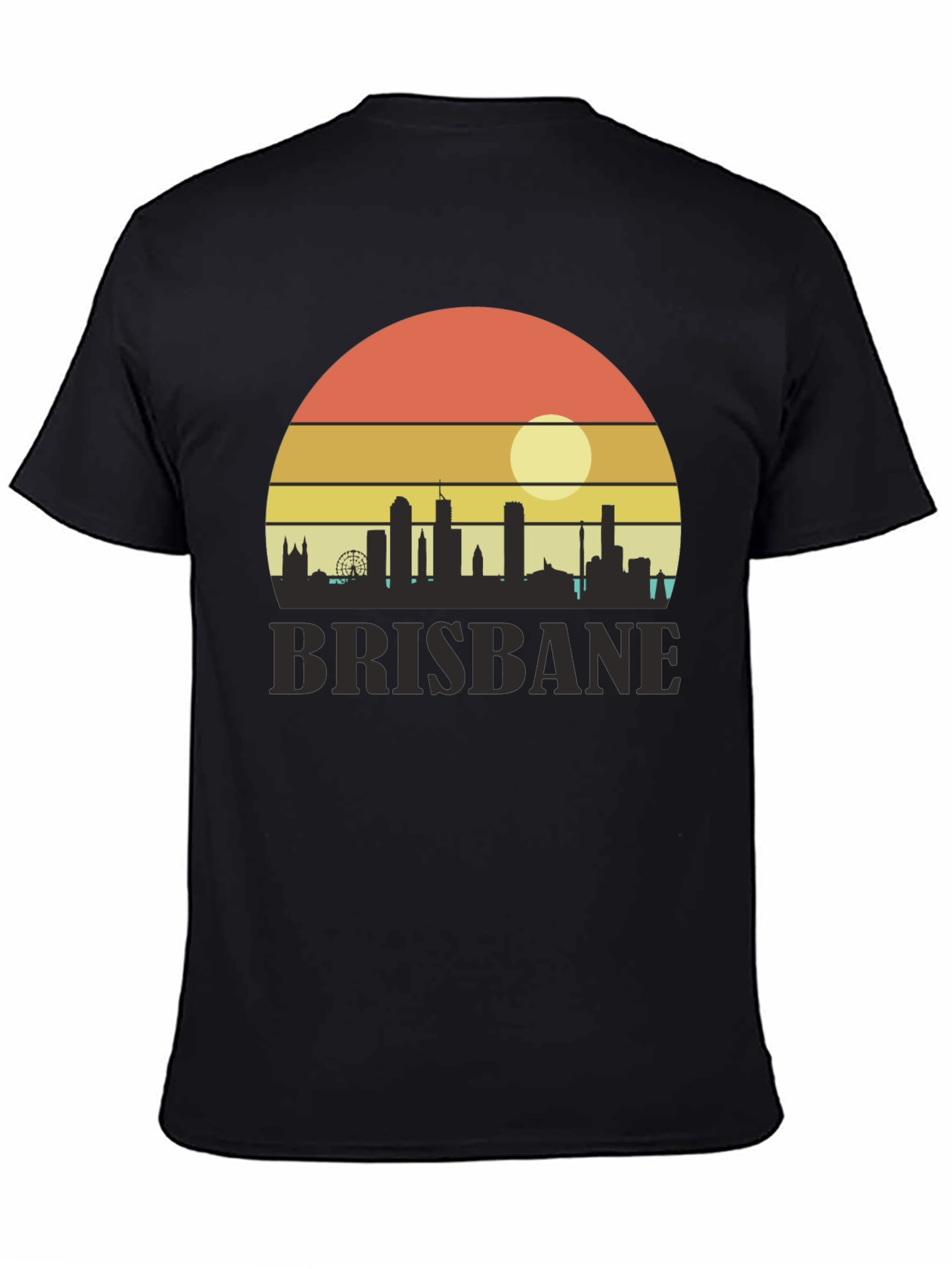 Camiseta Brisbane Sunset Retro