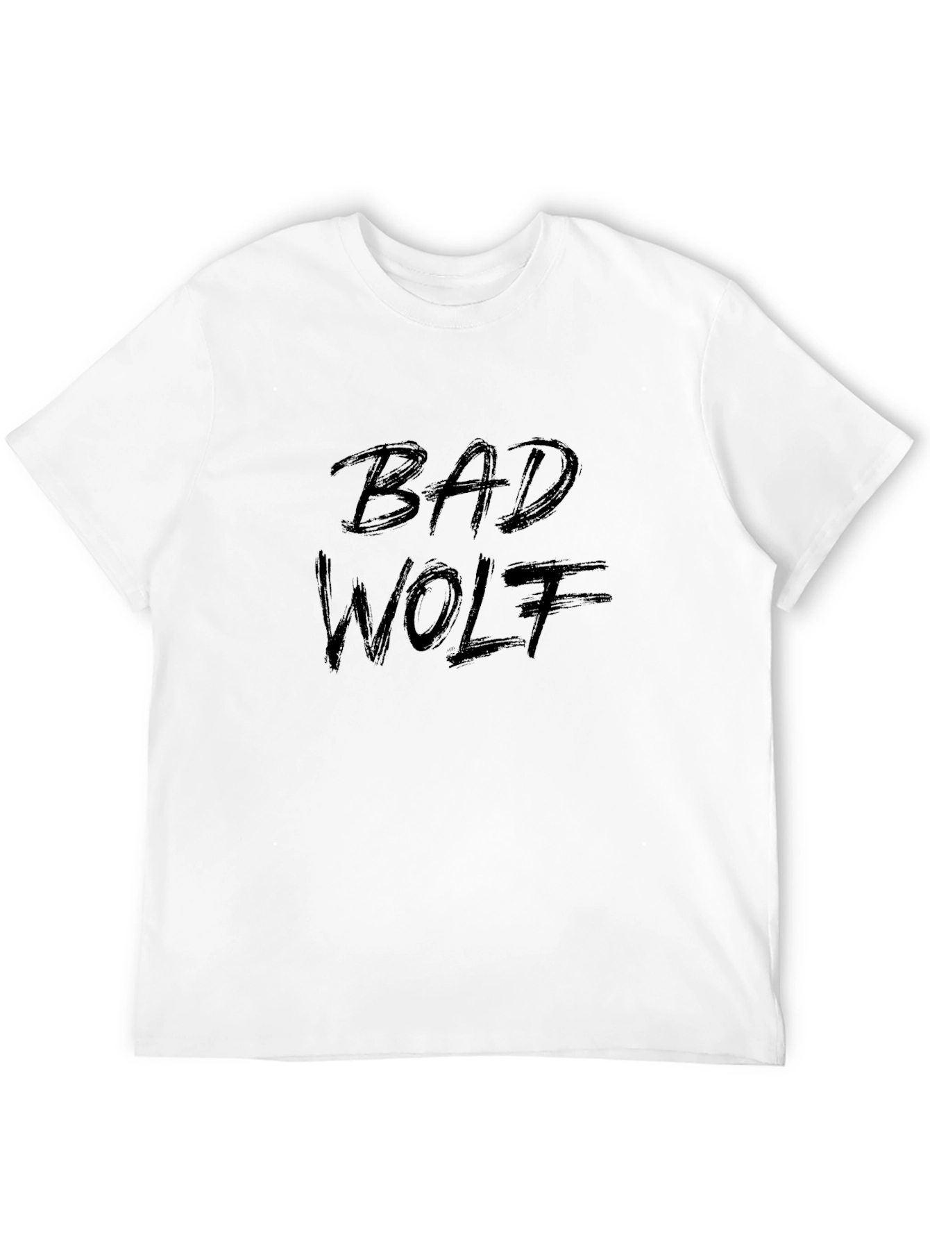 Camiseta Negra Bad Wolf Hombre - Estilo Casual