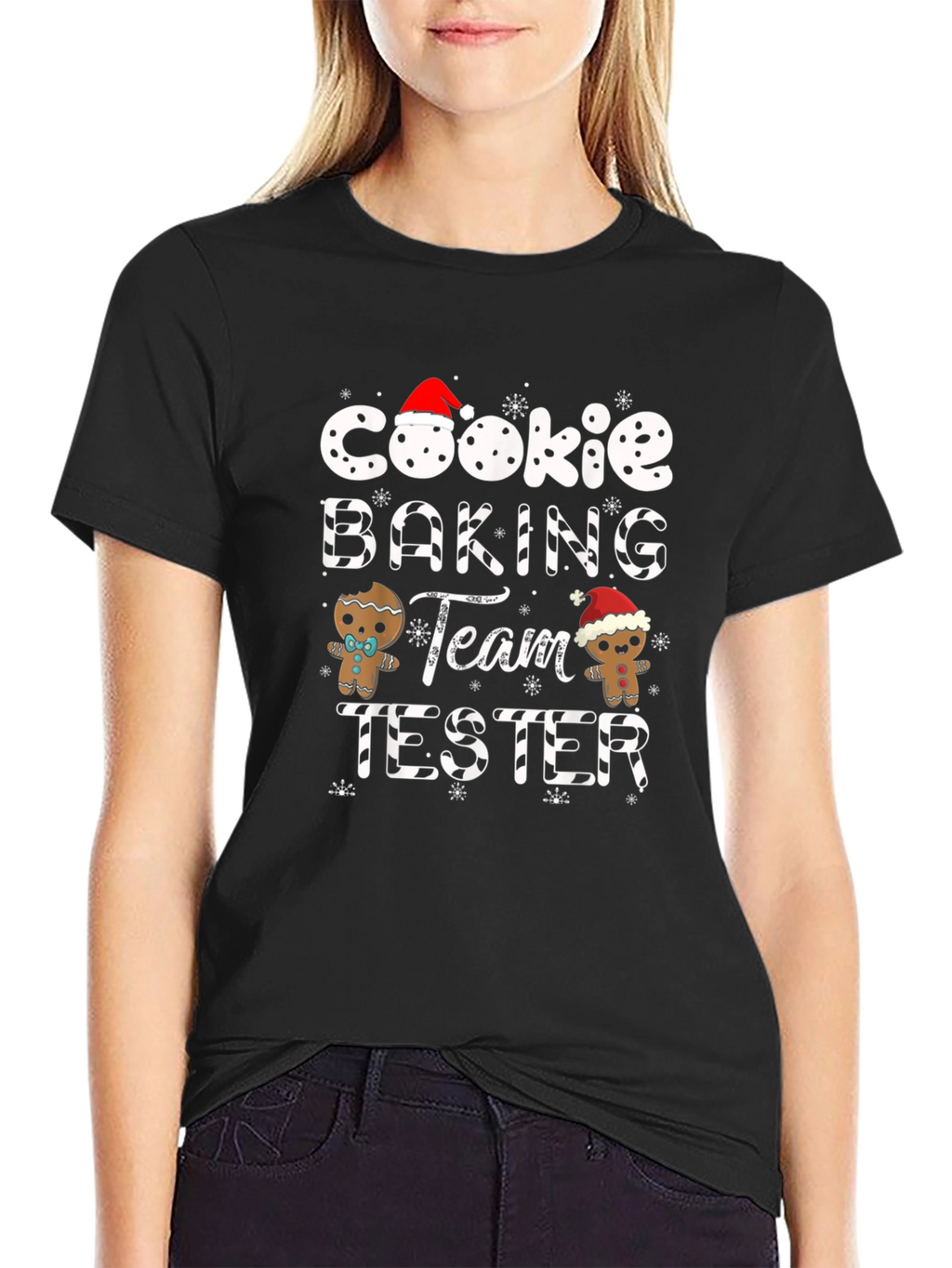Camiseta Navideña Equipo de Hornear Galletas