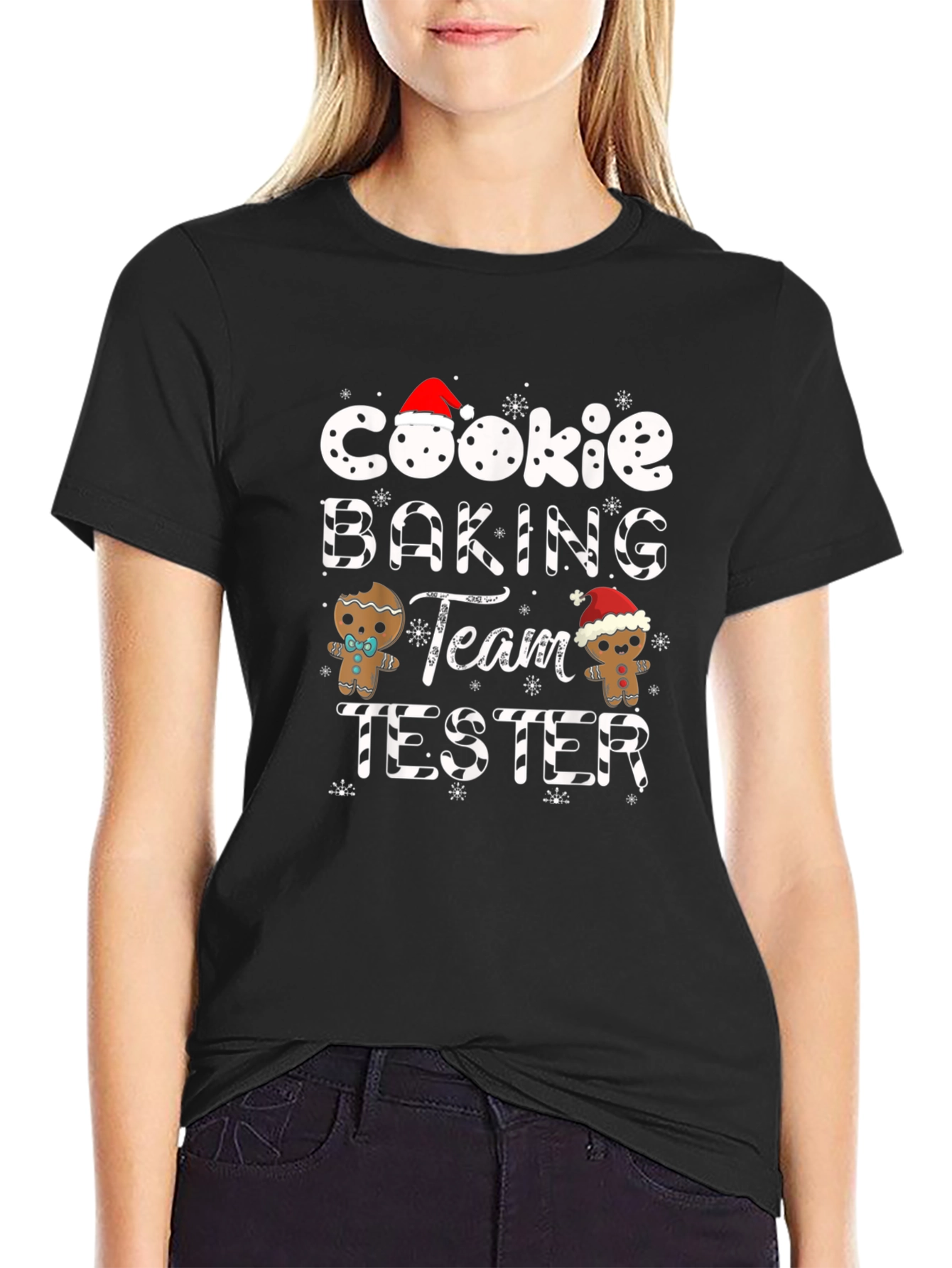 Camiseta Navideña Equipo de Hornear Galletas