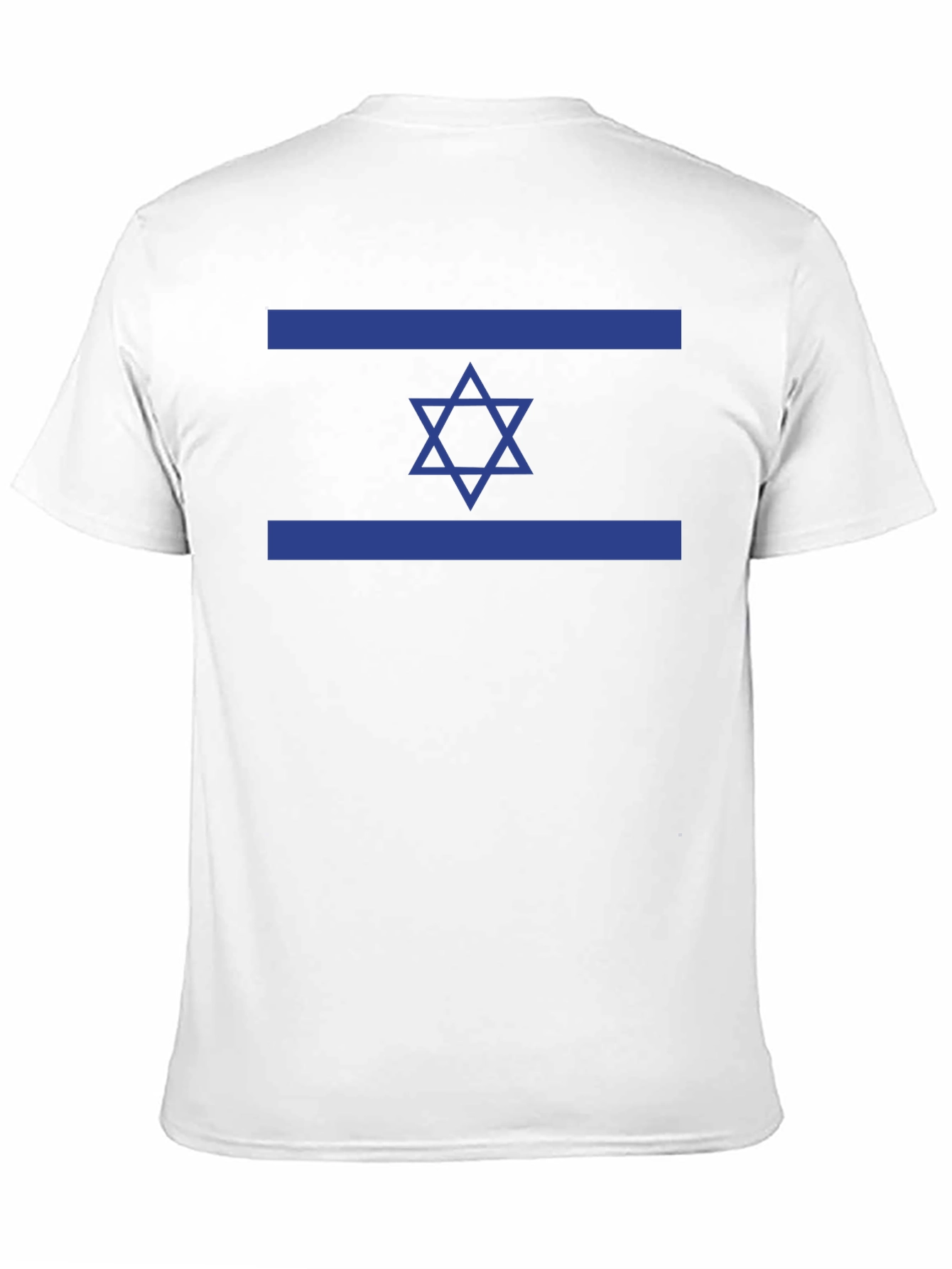 Camiseta Negra con Bandera de Israel