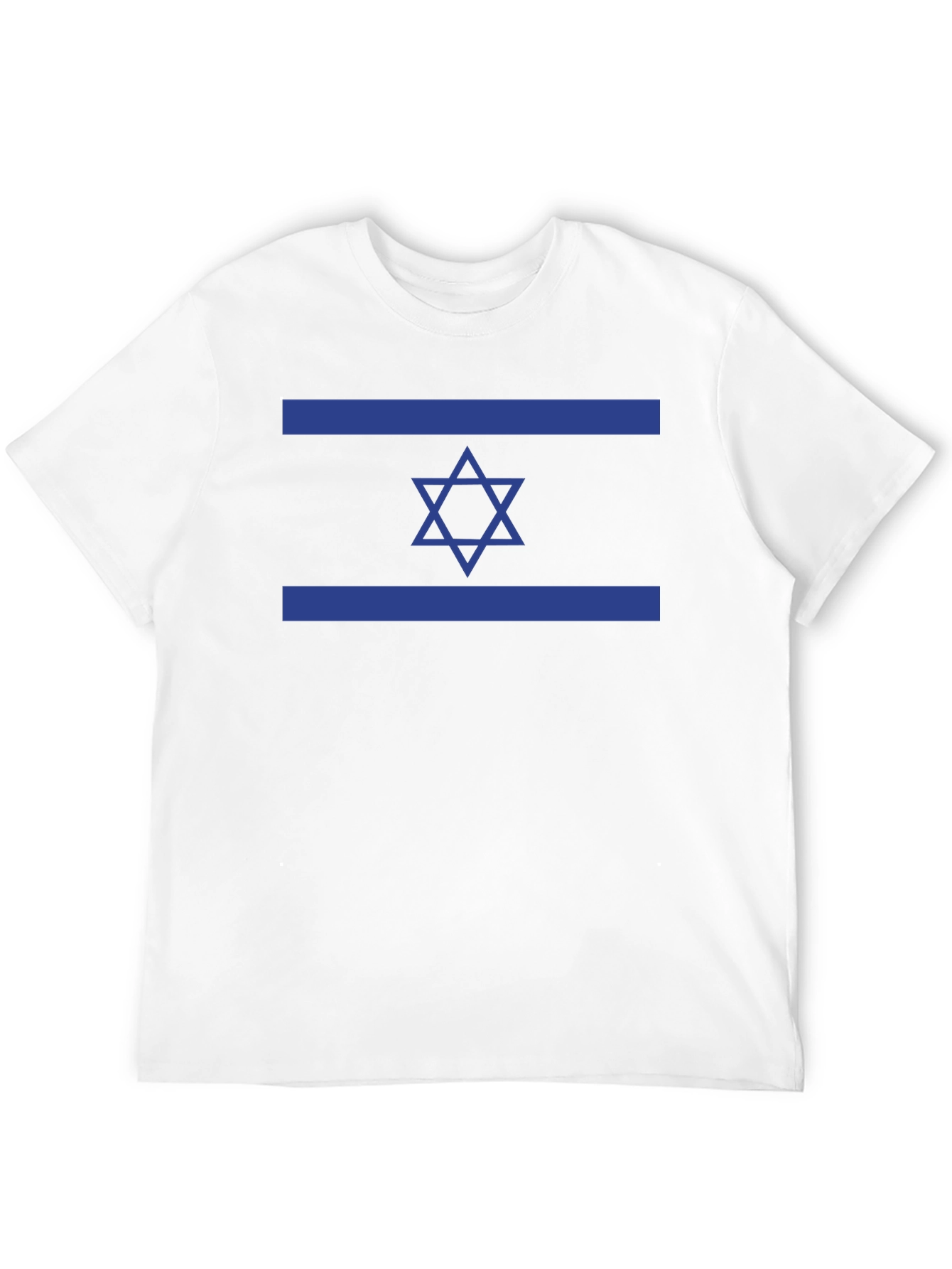 Camiseta Negra con Bandera de Israel