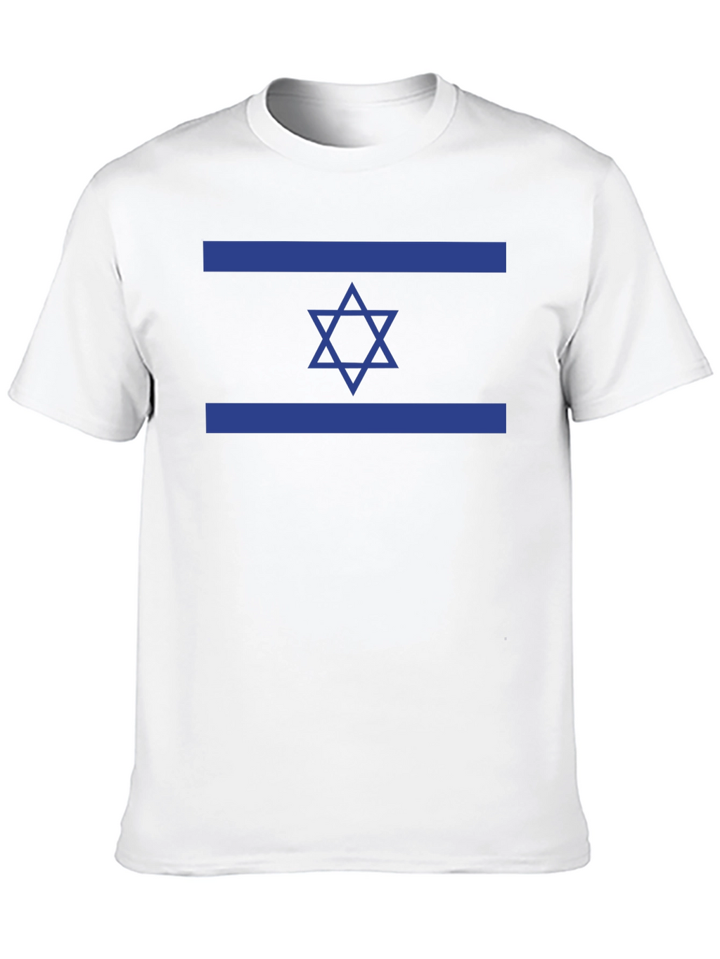 Camiseta Negra con Bandera de Israel