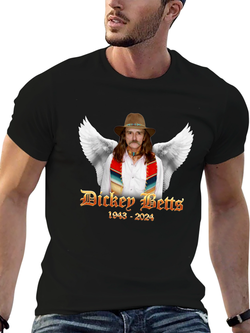 Camiseta Dickey Betts 1943-2024 Homenaje
