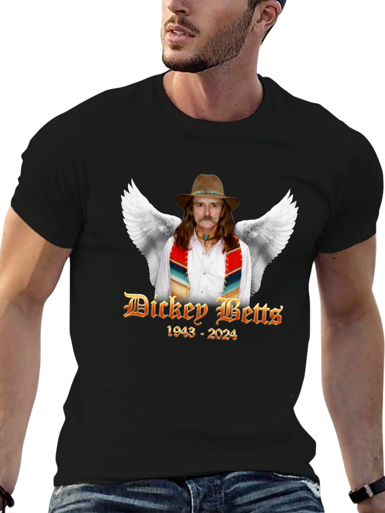 Camiseta Dickey Betts 1943-2024 Homenaje