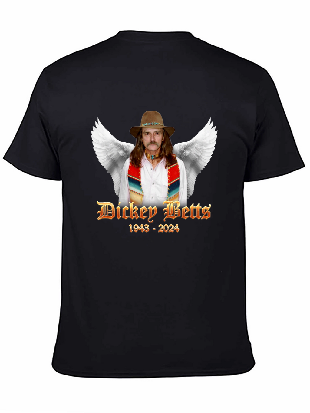 Camiseta Dickey Betts 1943-2024 Homenaje