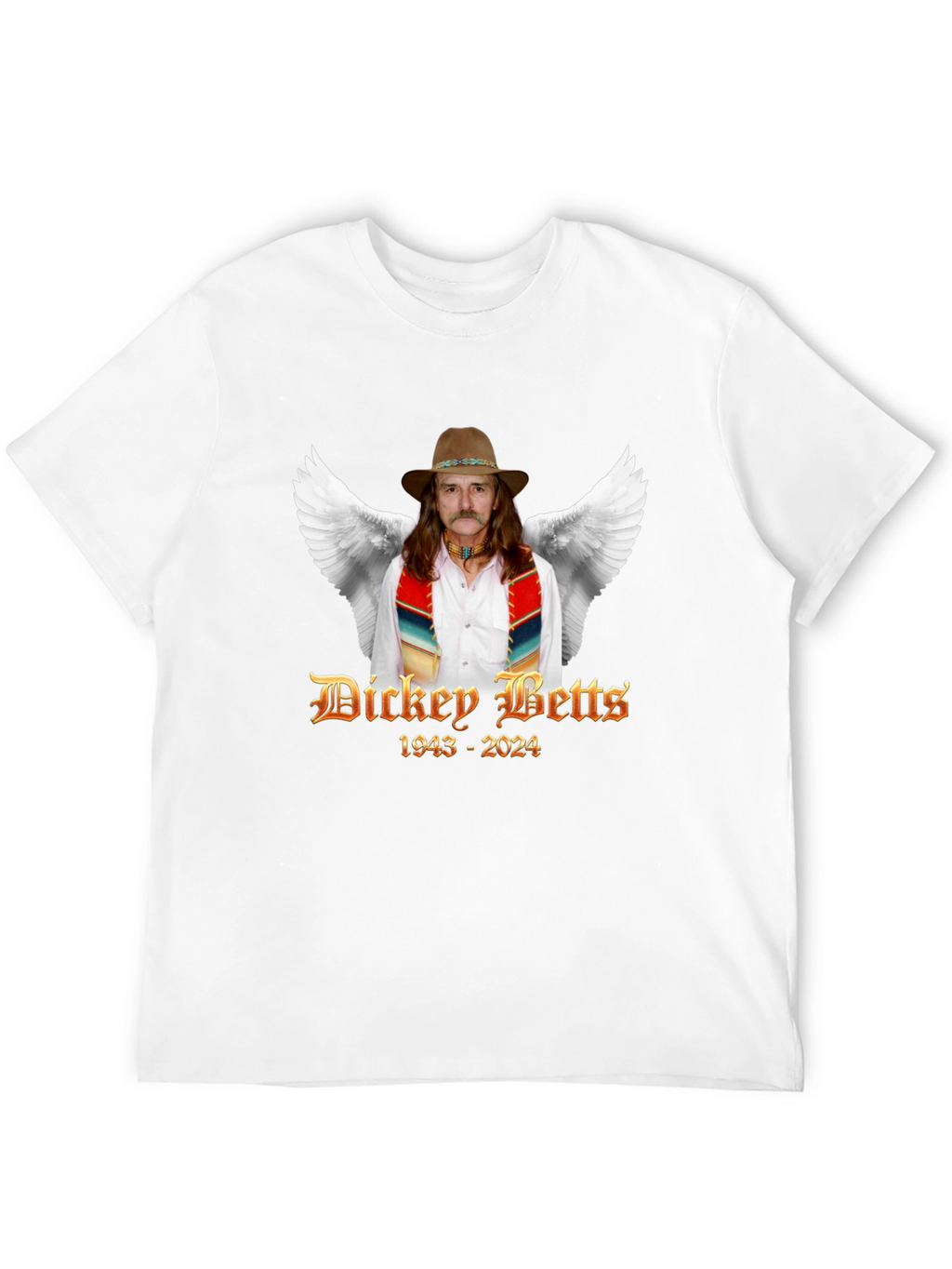 Camiseta Dickey Betts 1943-2024 Homenaje